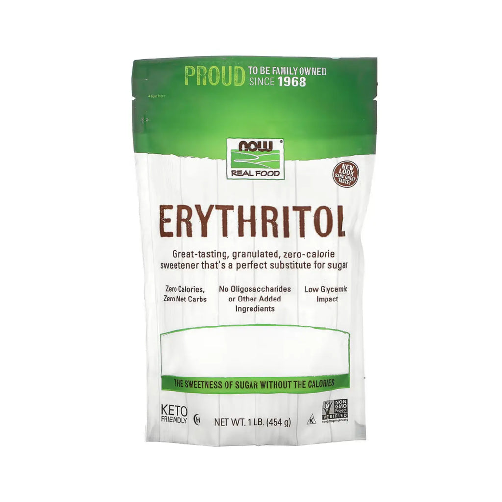NOW Foods, Real Food, Eritritol, 454 g (1 lb) sfn
