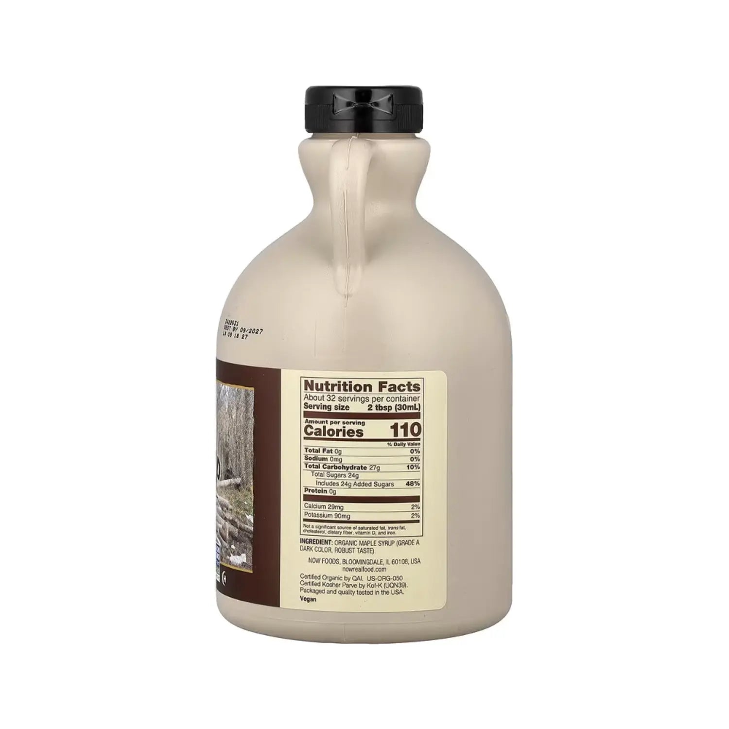 NOW FOODS MAPLE SYRUP GRADE A DARK (PREV GRADE B) ORG 32 OZ