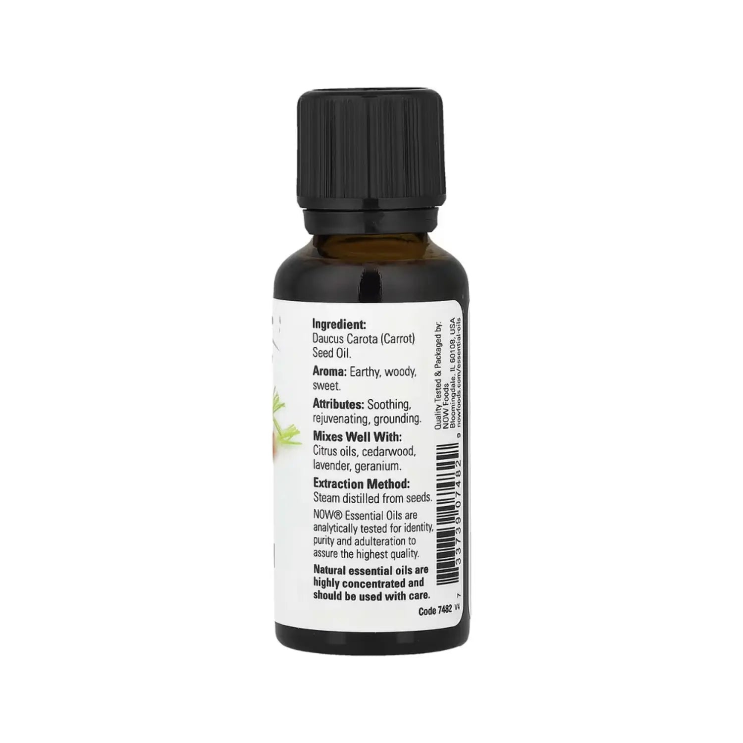 NOW FOODS CARROT SEED OIL 1 OZ