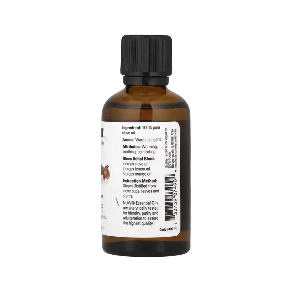 Now Foods Aceites Esenciales De Clavo 59 Ml (2 Oz. Líq.)