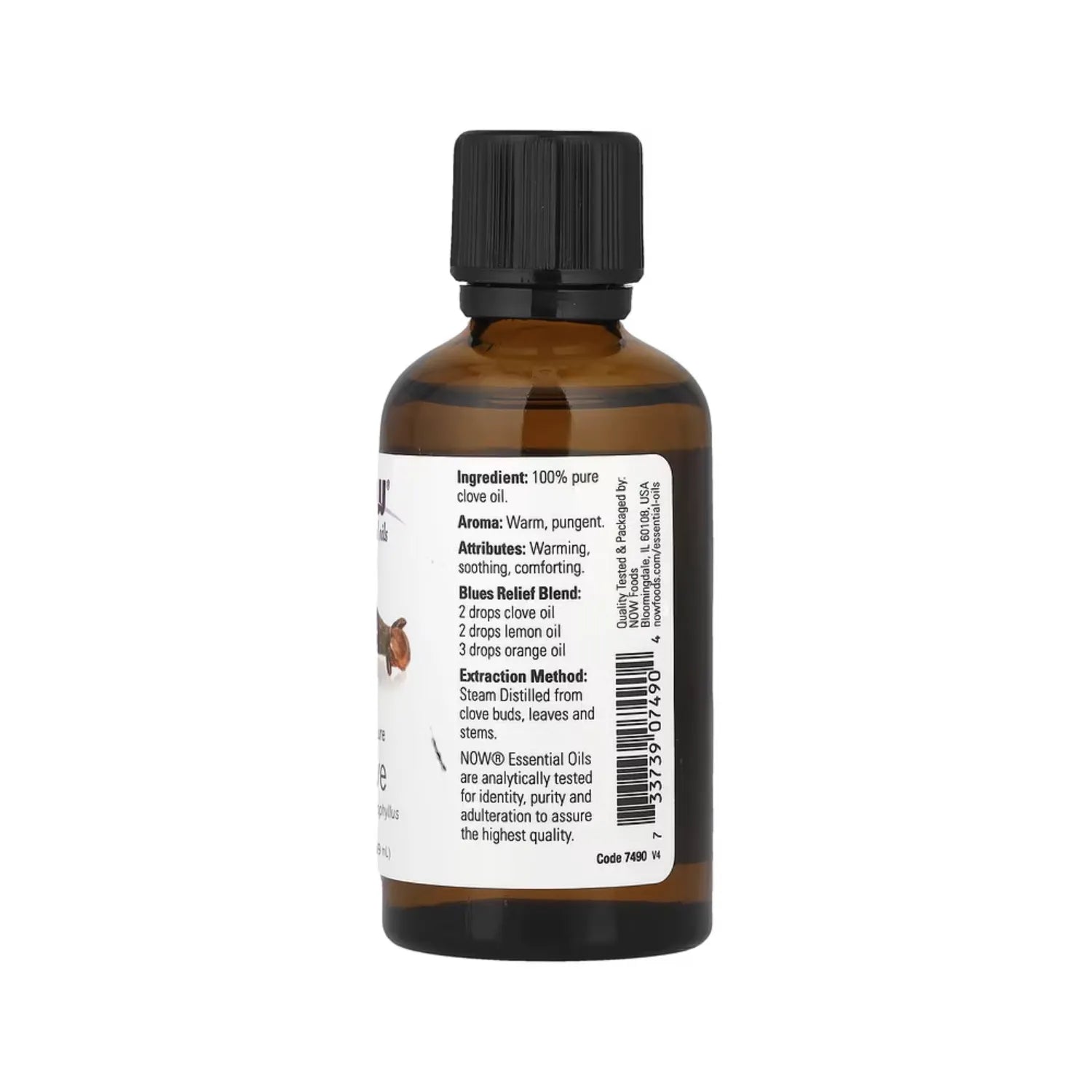 Now Foods Aceites Esenciales De Clavo 59 Ml (2 Oz. Líq.)