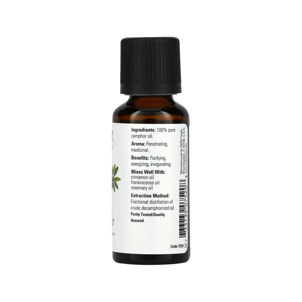 NOW FOODS ACEITE DE ALCANFOR 30 ML SFN