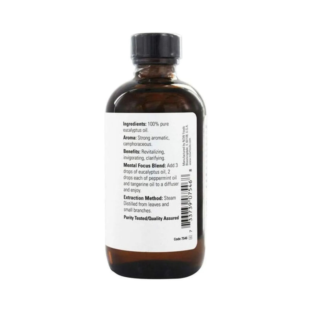 Now Foods - Aceite De Esencial De Eucalipto 100% Puro 118ml