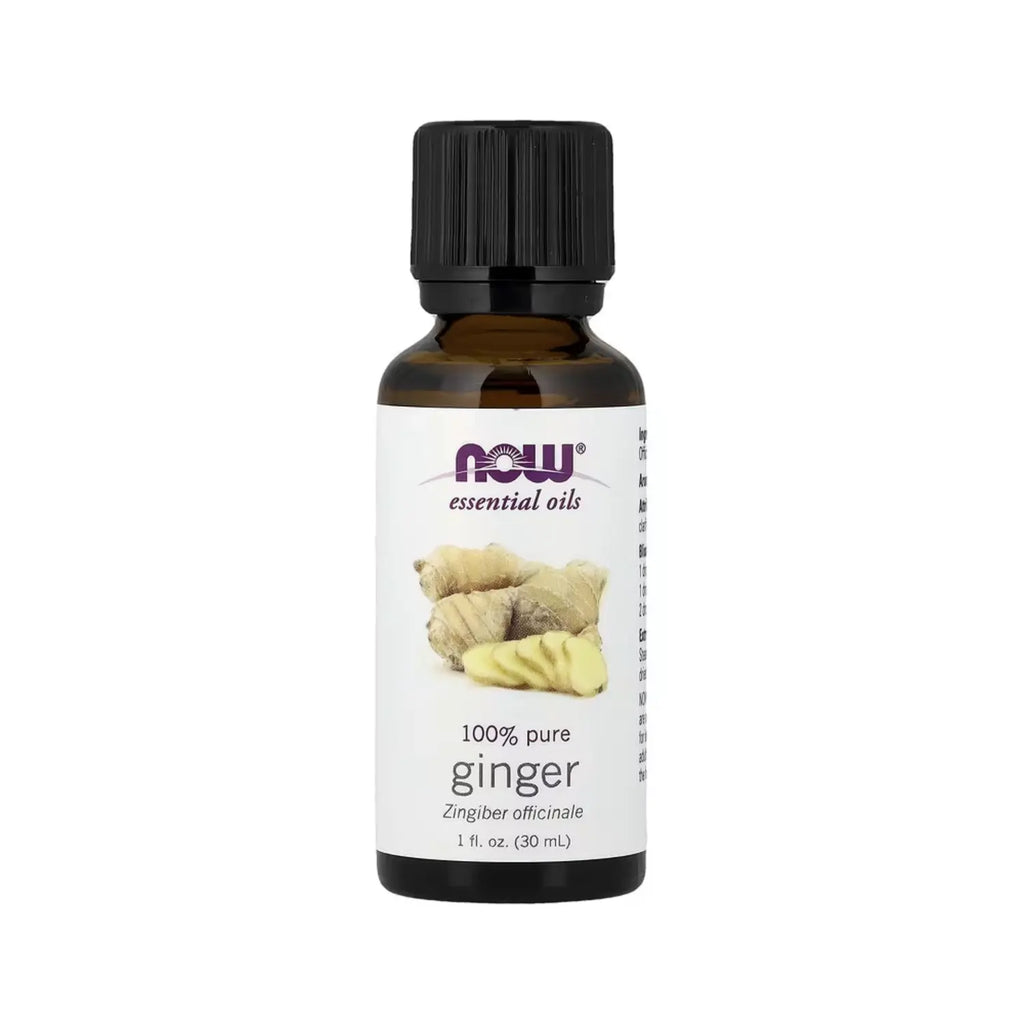 NOW FOODS ACEITES ESENCIALES, JENGIBRE, 1 FL OZ 30 ML SFN