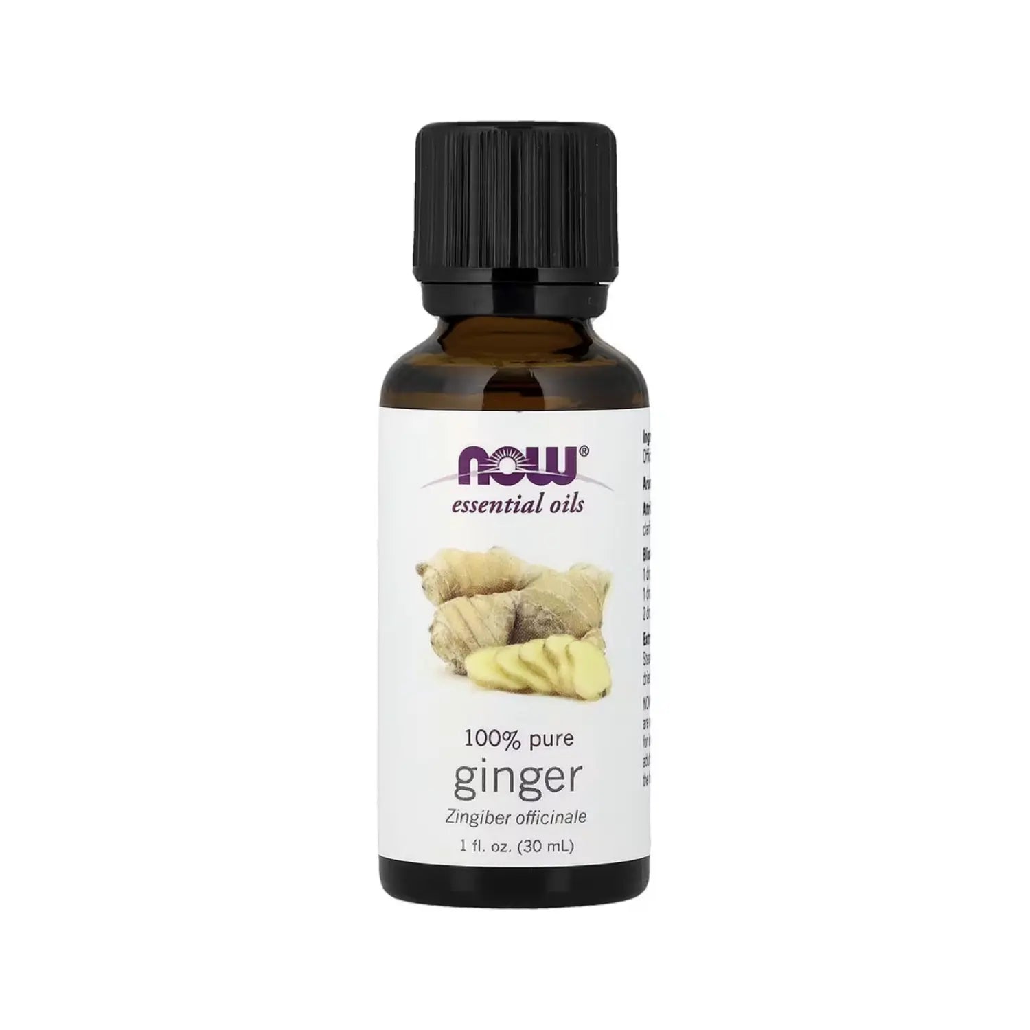 NOW FOODS ACEITES ESENCIALES, JENGIBRE, 1 FL OZ 30 ML SFN