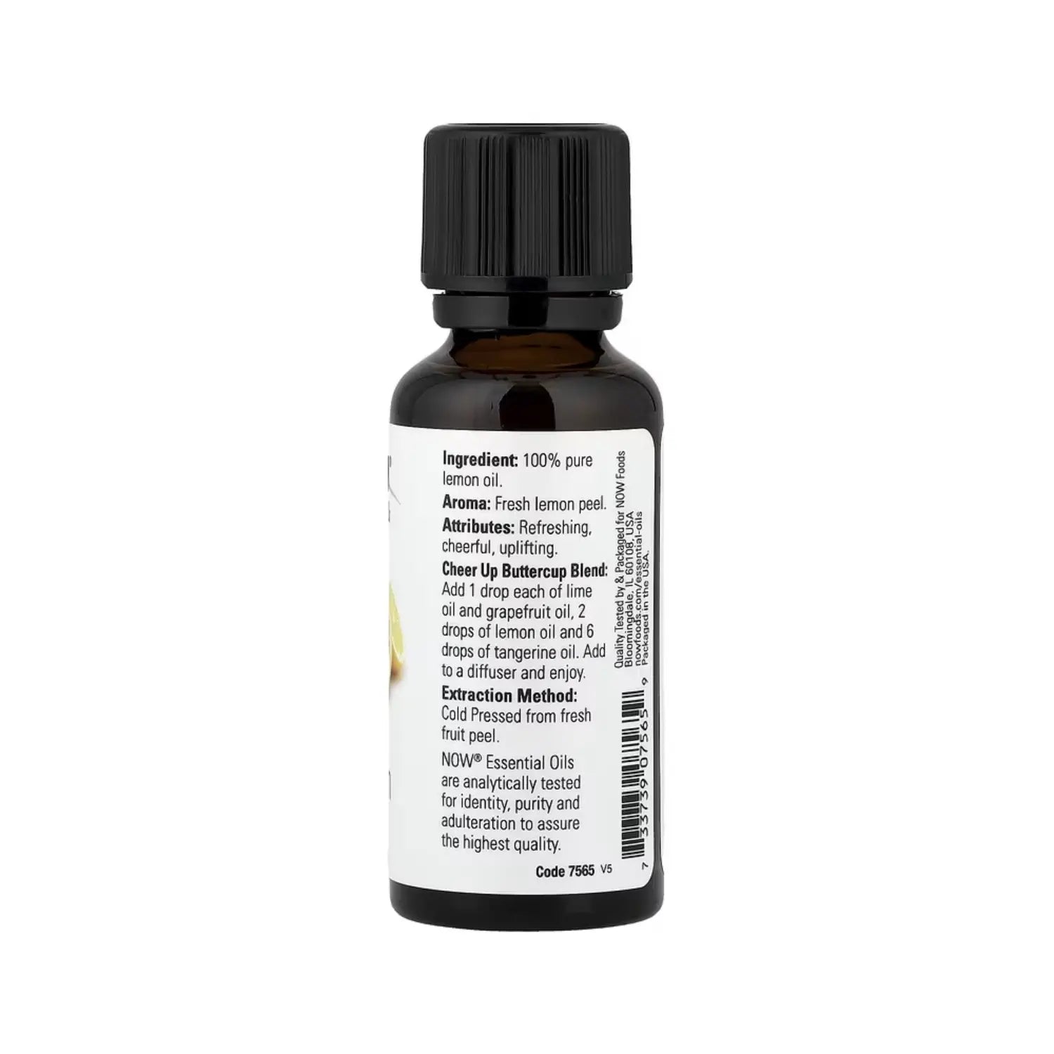 NOW FOODS ACEITES ESENCIALES LIMON LEMON 30ML 100% PURO SFN