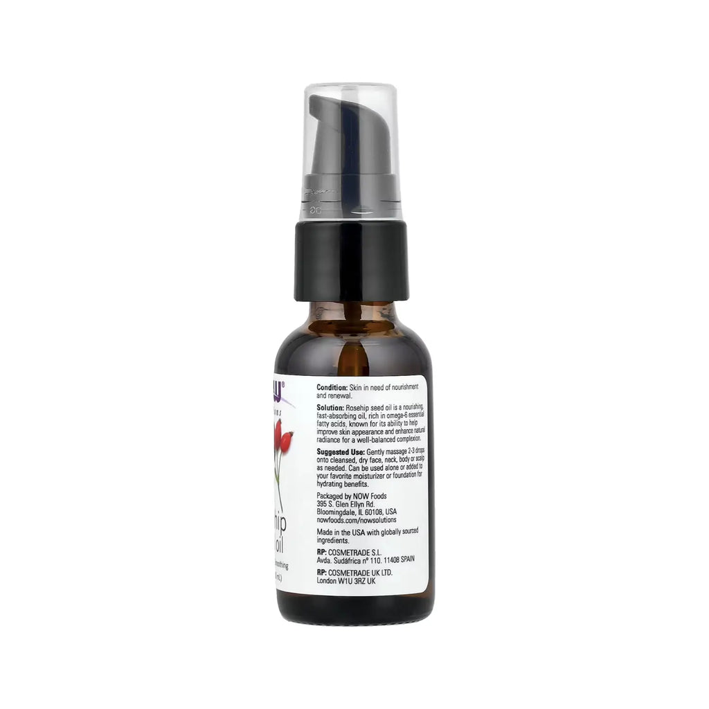 NOW FOODS ACEITE DE SEMILLA DE ROSA MOSQUETA 30 ML SFN