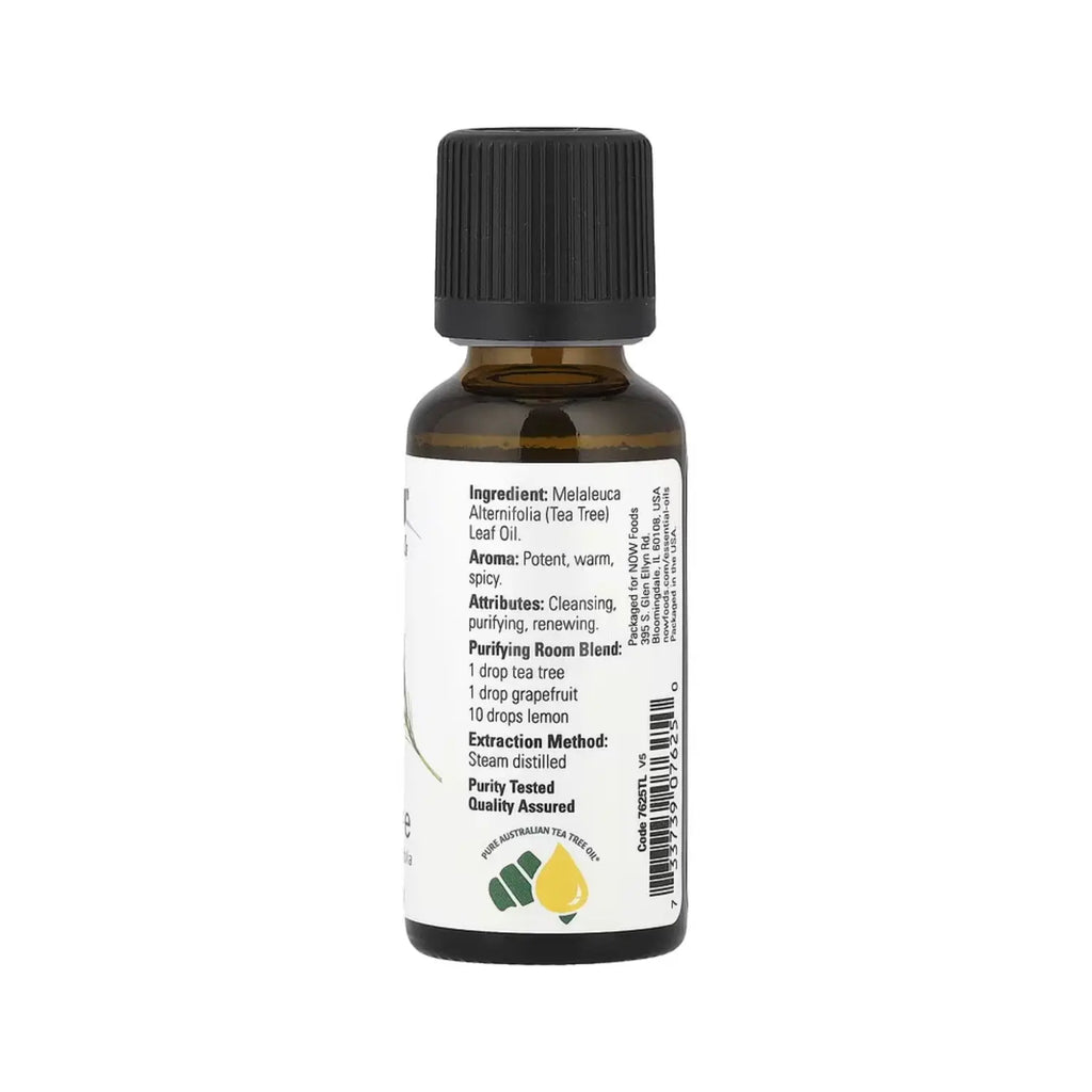 NOW FOODS ACEITE DE ARBOL DE TE TEA TREE 30ML 100% PURO SFN