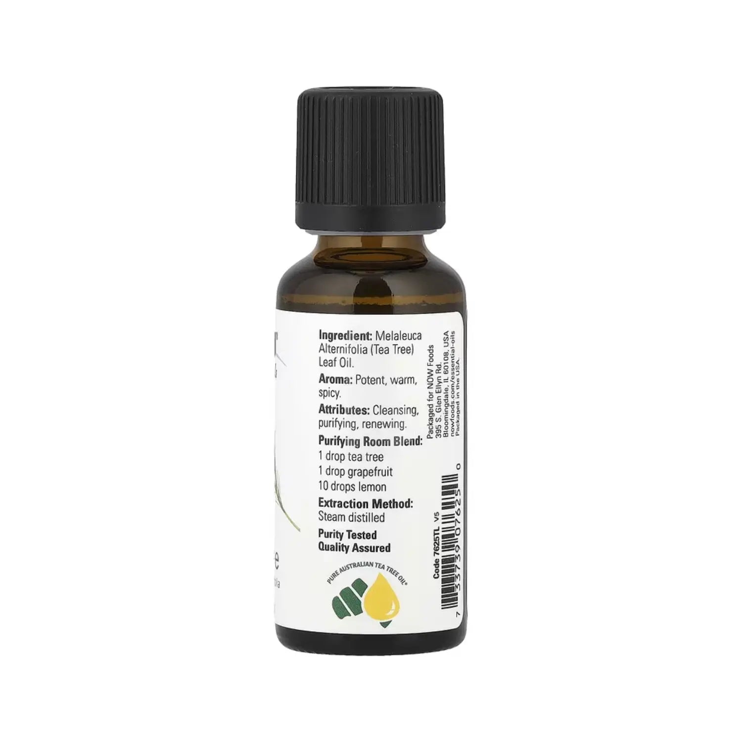 NOW FOODS ACEITE DE ARBOL DE TE TEA TREE 30ML 100% PURO SFN