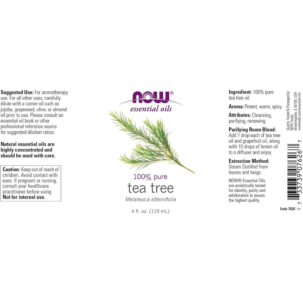 Now Foods Aceite De Te De Arbol 118Ml (4 Oz.)