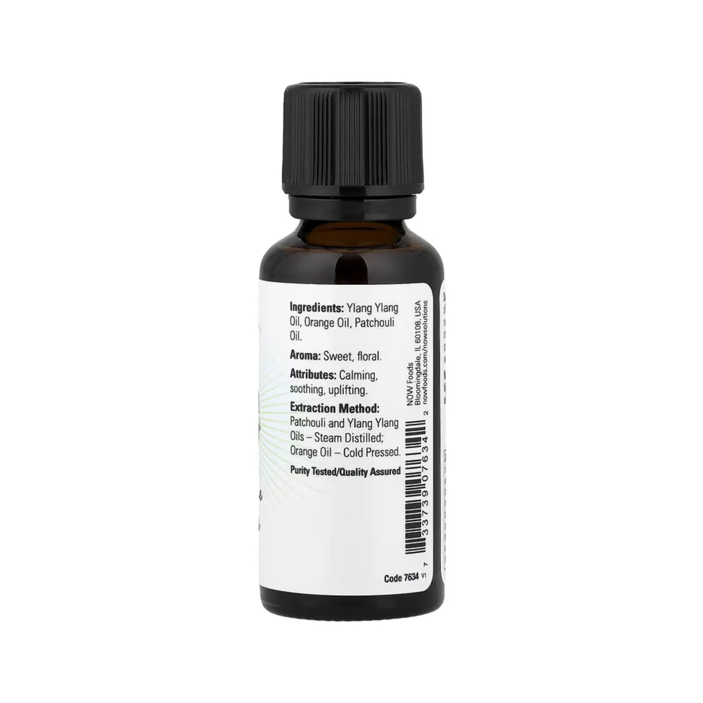 Now Foods Aceites Esenciales Paz, Amor Y Flores, 1 Oz. Líq. 30 Ml