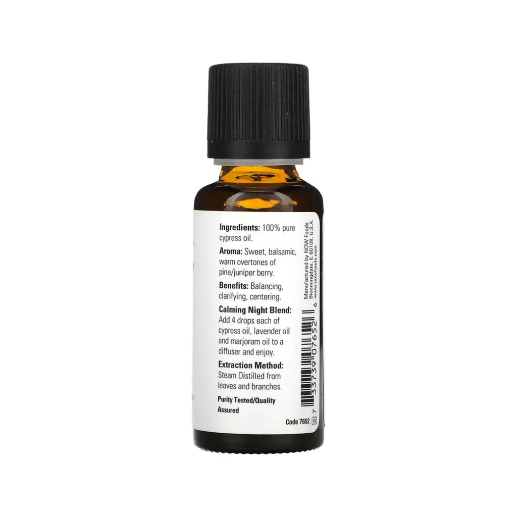 NOW FOODS CYPRESS OIL 1 FL OZ.