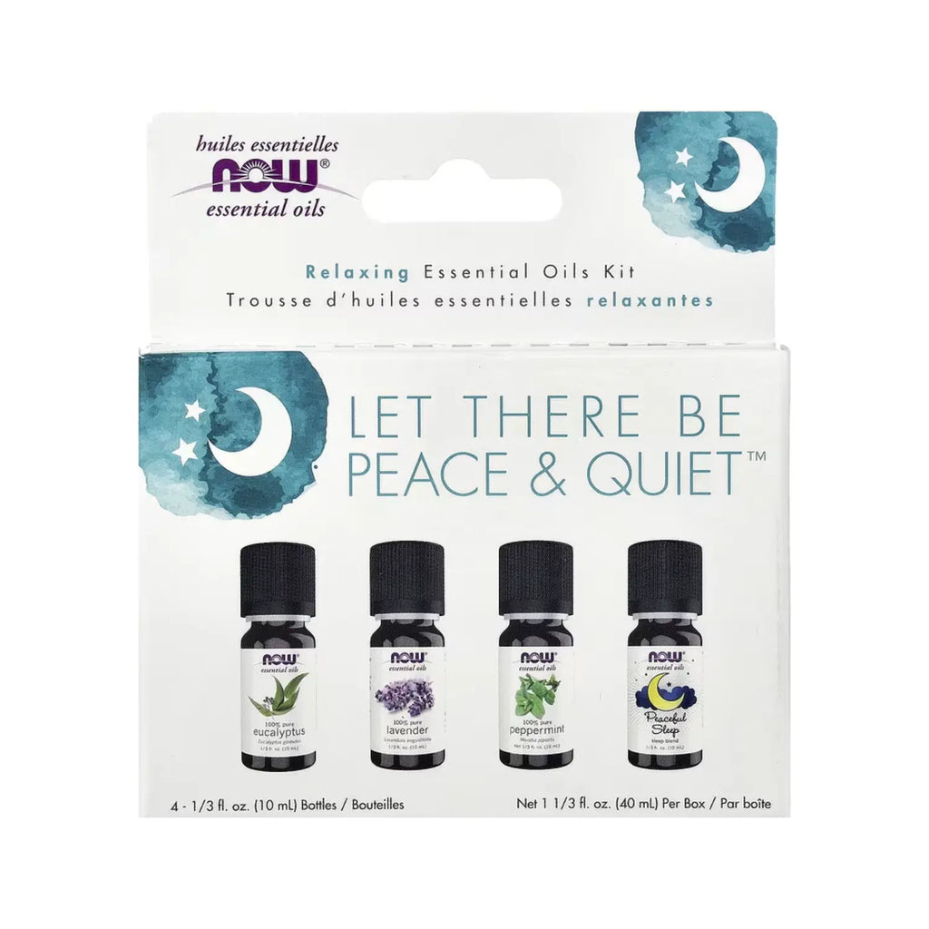 NOW FOODS LET THERE BE PEACE & QUIET EO RELAXING KIT