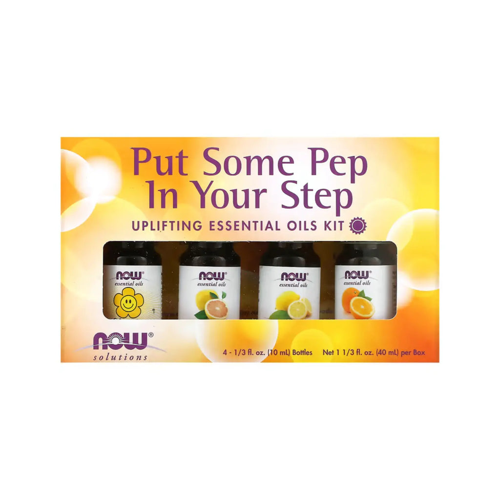 NOW FOODS PUT SOME PEP IN YOUR STEP EO UPLIFTING KIT