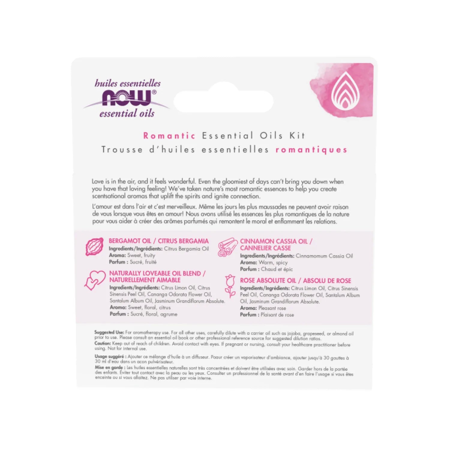 NOW FOODS LOVE AT FIRST SCENT EO KIT