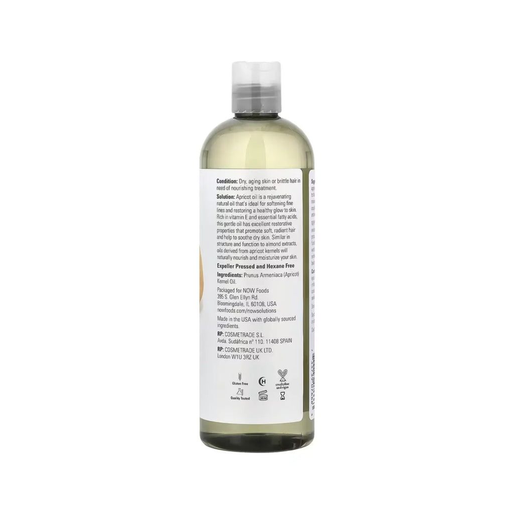 NOW Foods, Solutions, Aceite de Chabacano, 16 fl oz (473 ml)