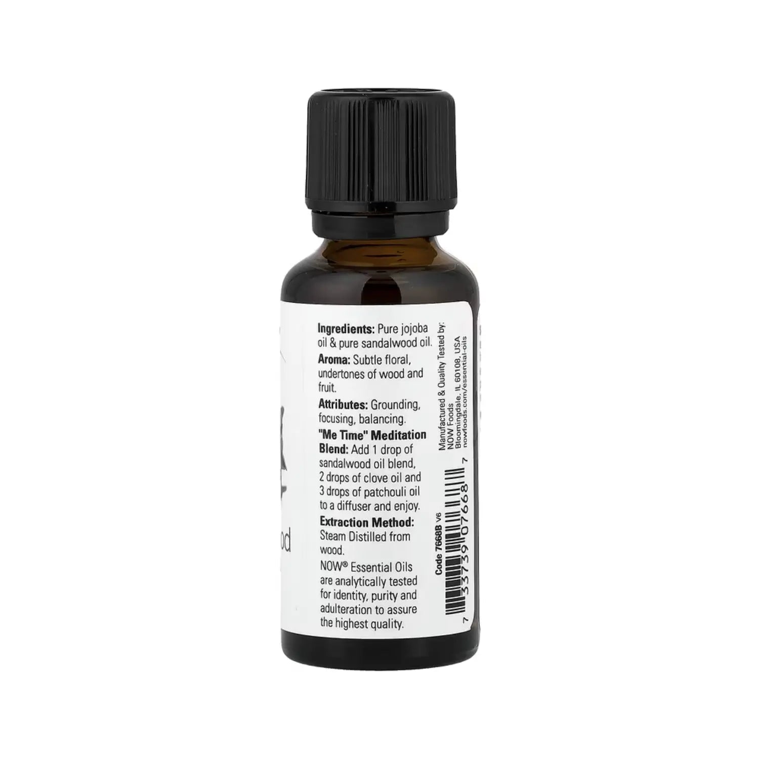NOW FOODS SANDALWOOD OIL 14% BLEND 1 OZ