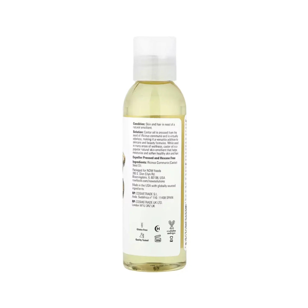 NOW SOLUTIONS ACEITE DE RICINO / CASTOR OIL 118ML SFN