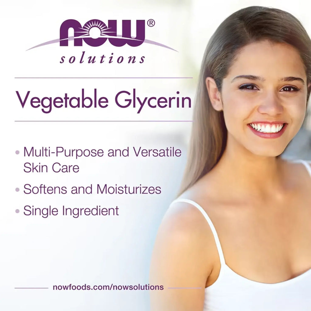 NOW FOODS NOW SOLUTIONS GLICERINA VEGETAL 118 ML SFN