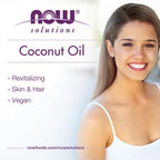 NOW SOLUTIONS ACEITE LÍQUIDO DE COCO 118 ML SFN