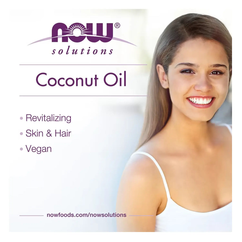 NOW SOLUTIONS ACEITE DE COCO COCONOUT OIL OIL 473ML SFN