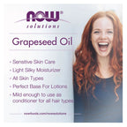 NOW SOLUTIONS ACEITE DE SEMILLA DE UVA-GRAPESEED OIL 4OZ SFN