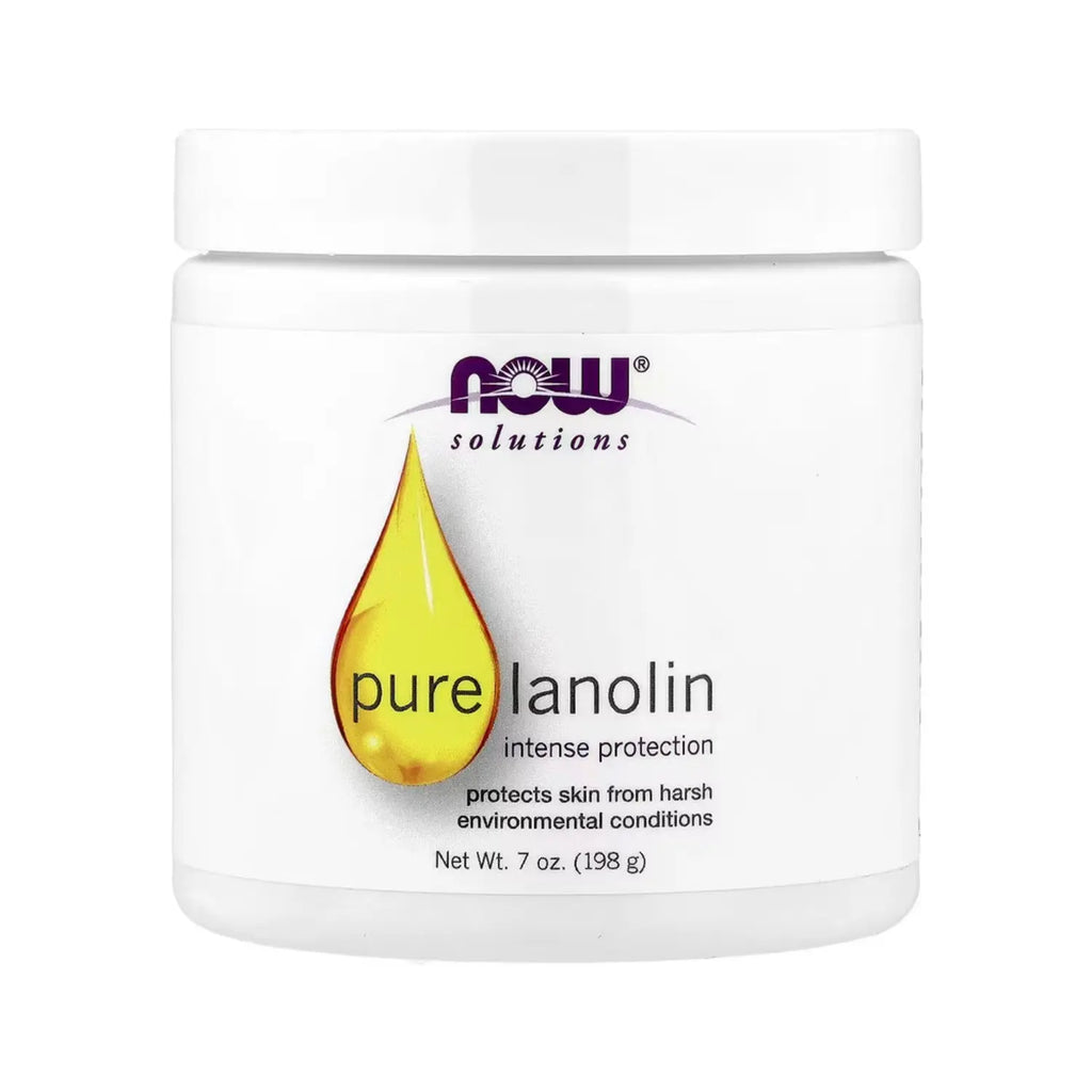 NOW FOODS, SOLUTIONS, LANOLINA PURA, 7 OZ (198 G) SFN
