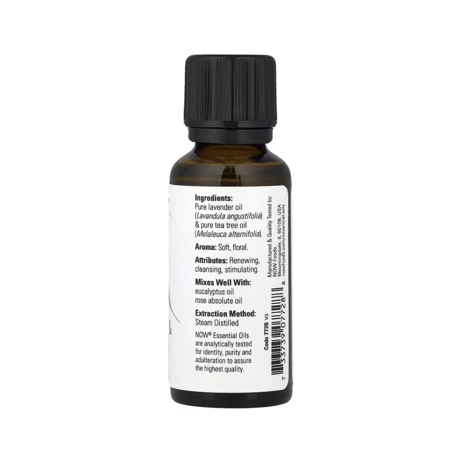 NOW FOODS LAVENDER & TEA TREE OIL 1 OZ
