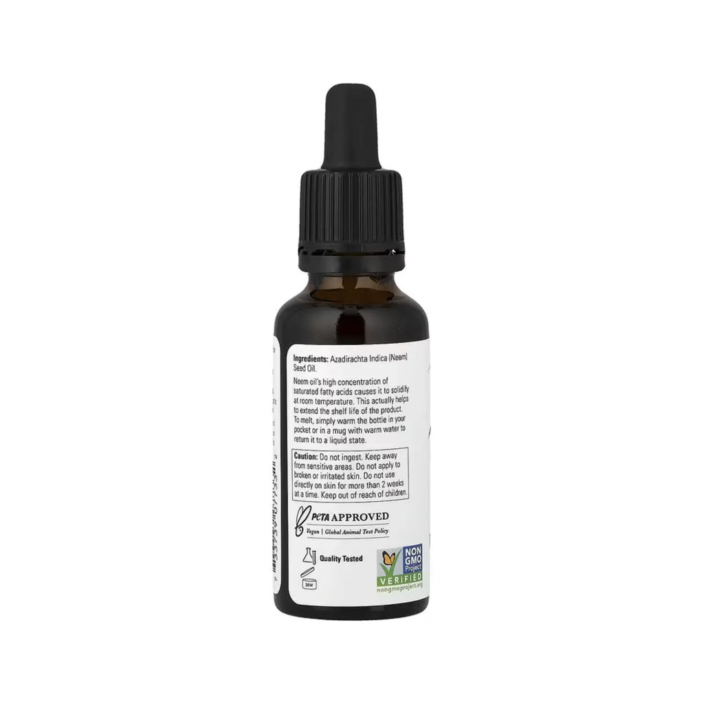 NOW FOODS, SOLUTIONS, ACEITE DE NIM 100% PURO, 30 ML SFN