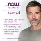 NOW FOODS, SOLUTIONS, ACEITE DE NIM 100% PURO, 30 ML SFN