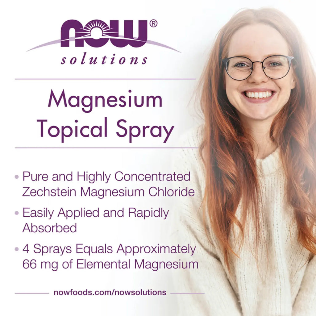 NOW FOODS SPRAY TOPICO DE MAGNESIO 237 ML SFN