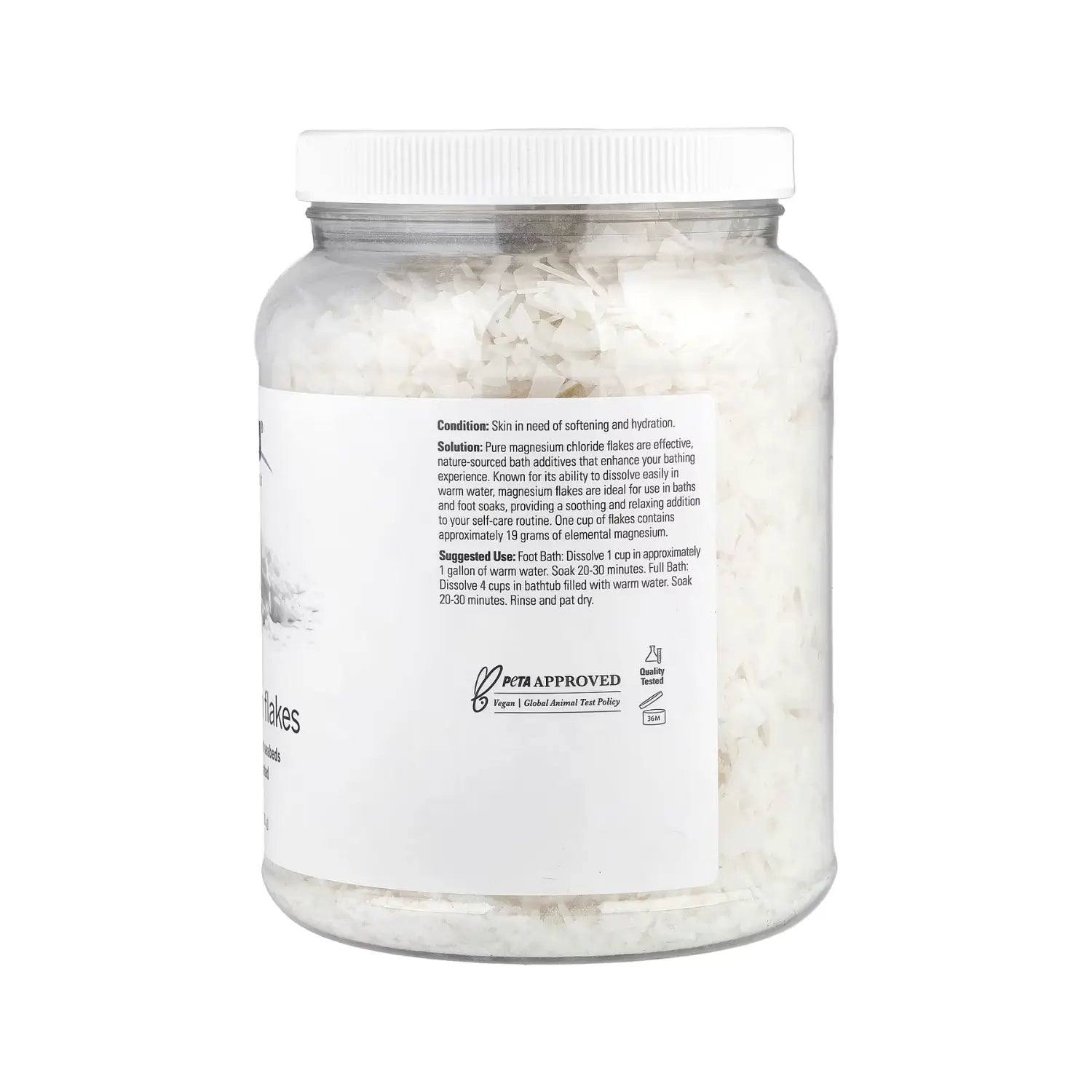 NOW FOODS SOLUCIONES COPOS DE MAGNESIO 100% PUROS 1531G SFN