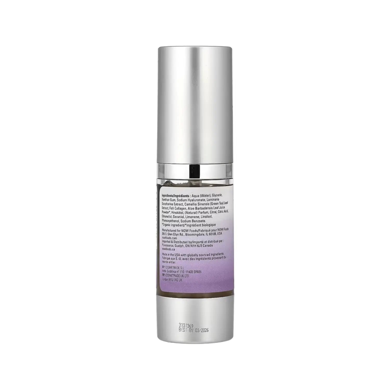NOW SOLUTIONS ÁCIDO HIALURÓNICO REAFIRMANTE SERUM 30ML SFN