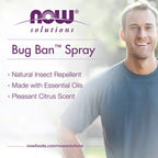 NOW FOODS BUG BAN REPELENTE NATURAL DE INSECTOS 118 ML SFN