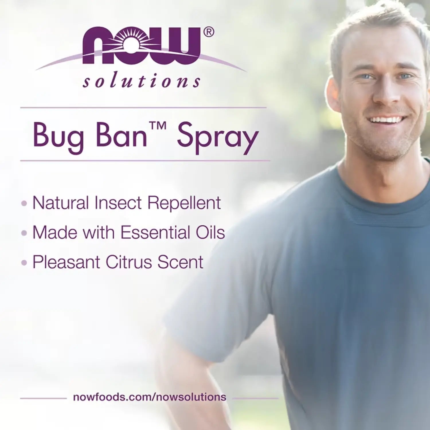 NOW FOODS BUG BAN REPELENTE NATURAL DE INSECTOS 118 ML SFN