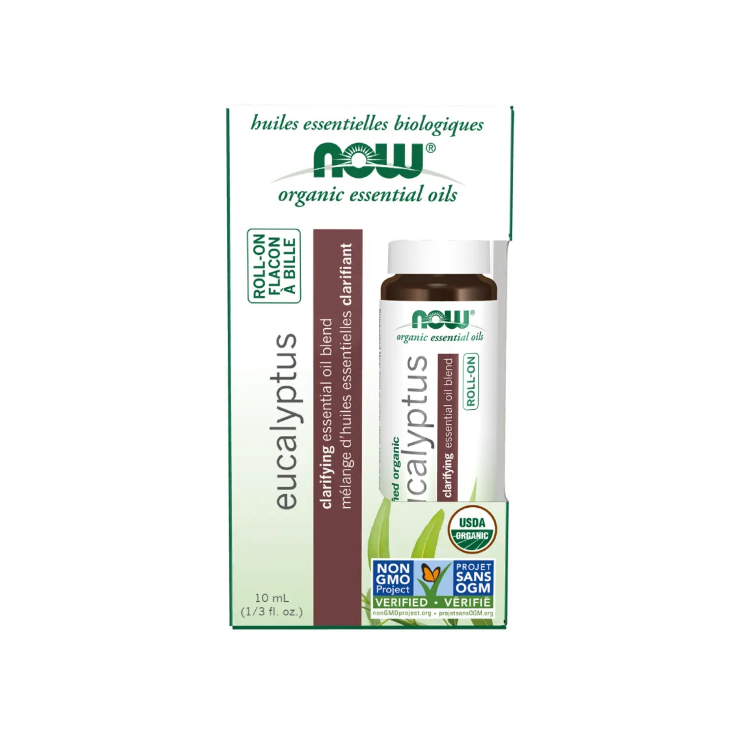 NOW FOODS ACEITES ESENCIALES EUCALIPTO 10ML ROLL-ON SFN