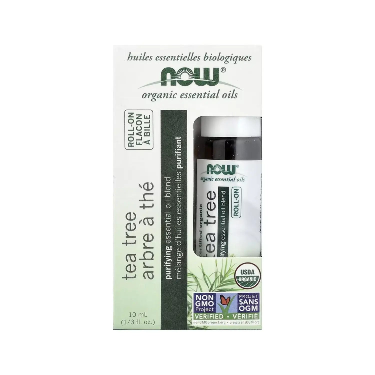 NOW FOODS ORGANIC TEA TREE EO ROLL-ON 10 ML