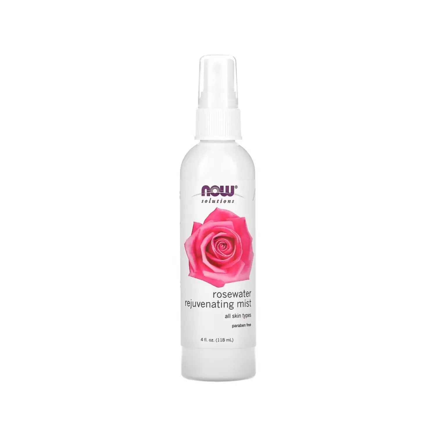 NOW FOODS SPRAY REJUVENECEDOR DE AGUA DE ROSAS 118ML SFN