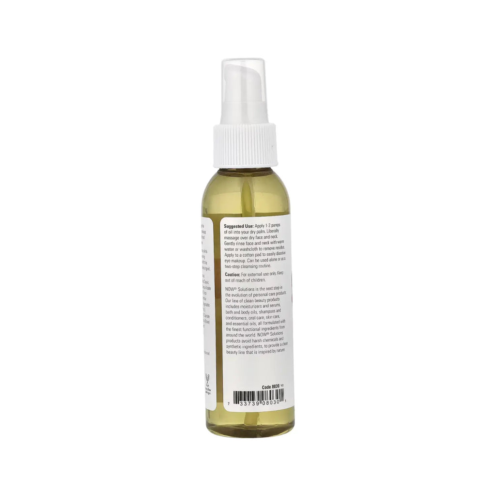 NOW FOODS ACEITE LIMPIADOR FACIAL CALMANTE ROSAS 118ML SFN