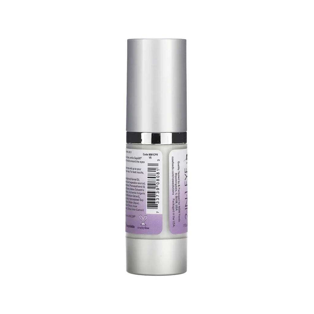 NOW FOODS SOLUTIONS CREMA CORRECTORA P/OJOS 2 EN 1 30ML SFN