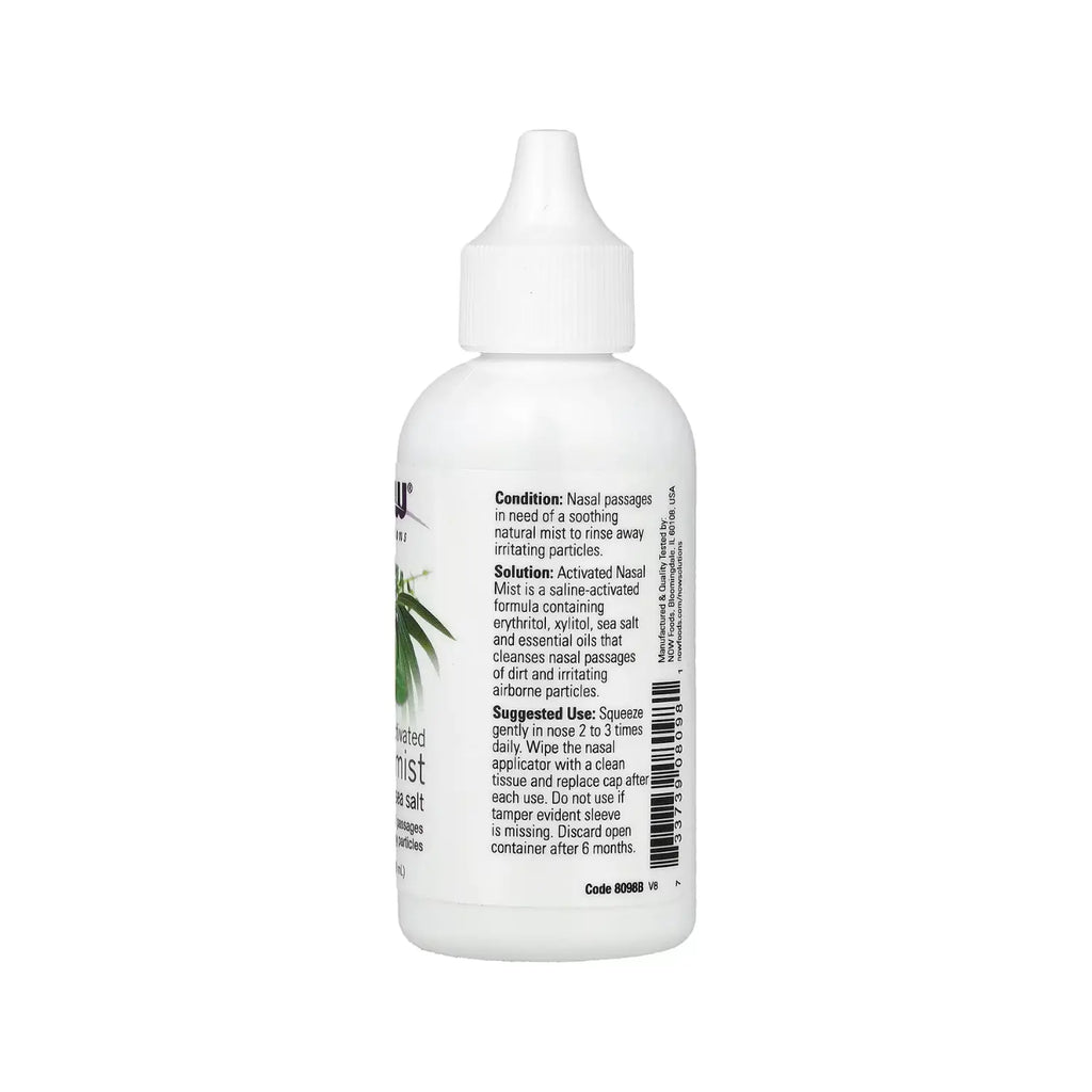 NOW FOODS SOLUCIONES SPRAY NASAL ACTIVADO 59ML SFN