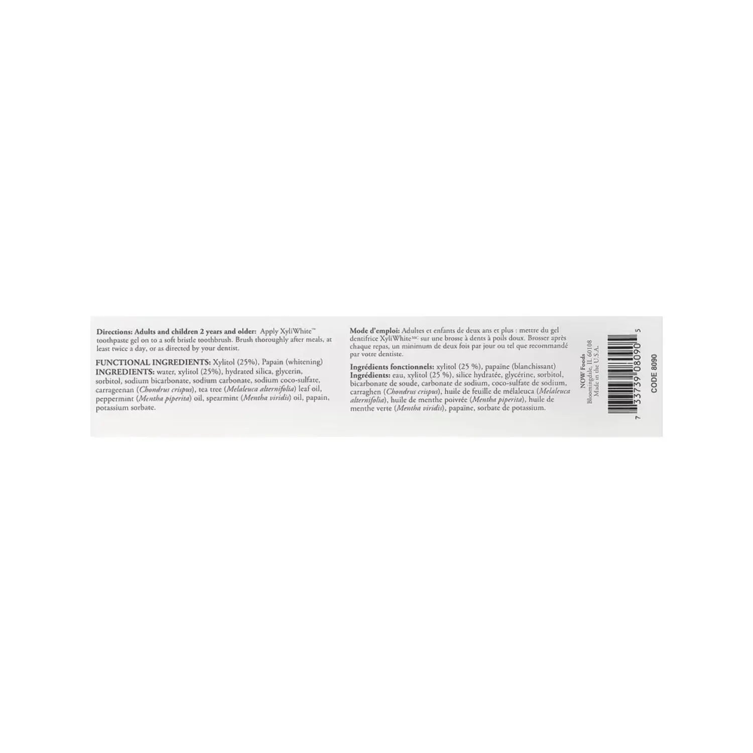 NOW SOLUTIONS PASTA DENTAL XYLIWHITE ÁRBOL DEL TÉ 181G SFN