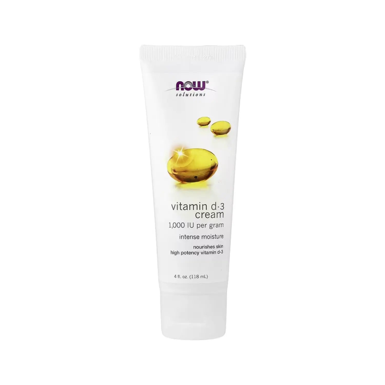 NOW SOLUTIONS CREMA DE VITAMINA D3 HIDRATACIÓN 118ML SFN