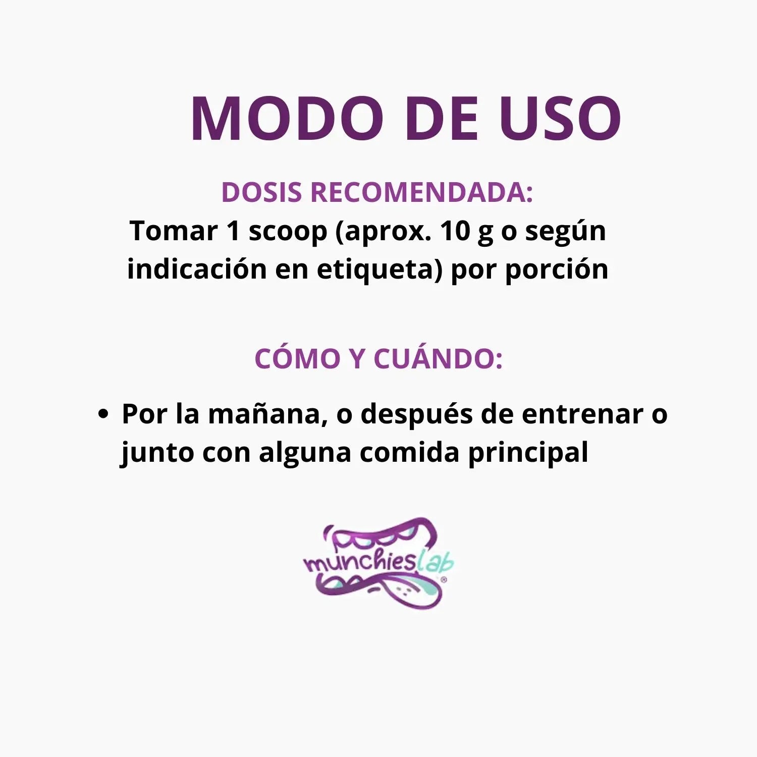 Munchieslab Creatina Monohidratada 60 Servicios Sfn (SIN SABOR)