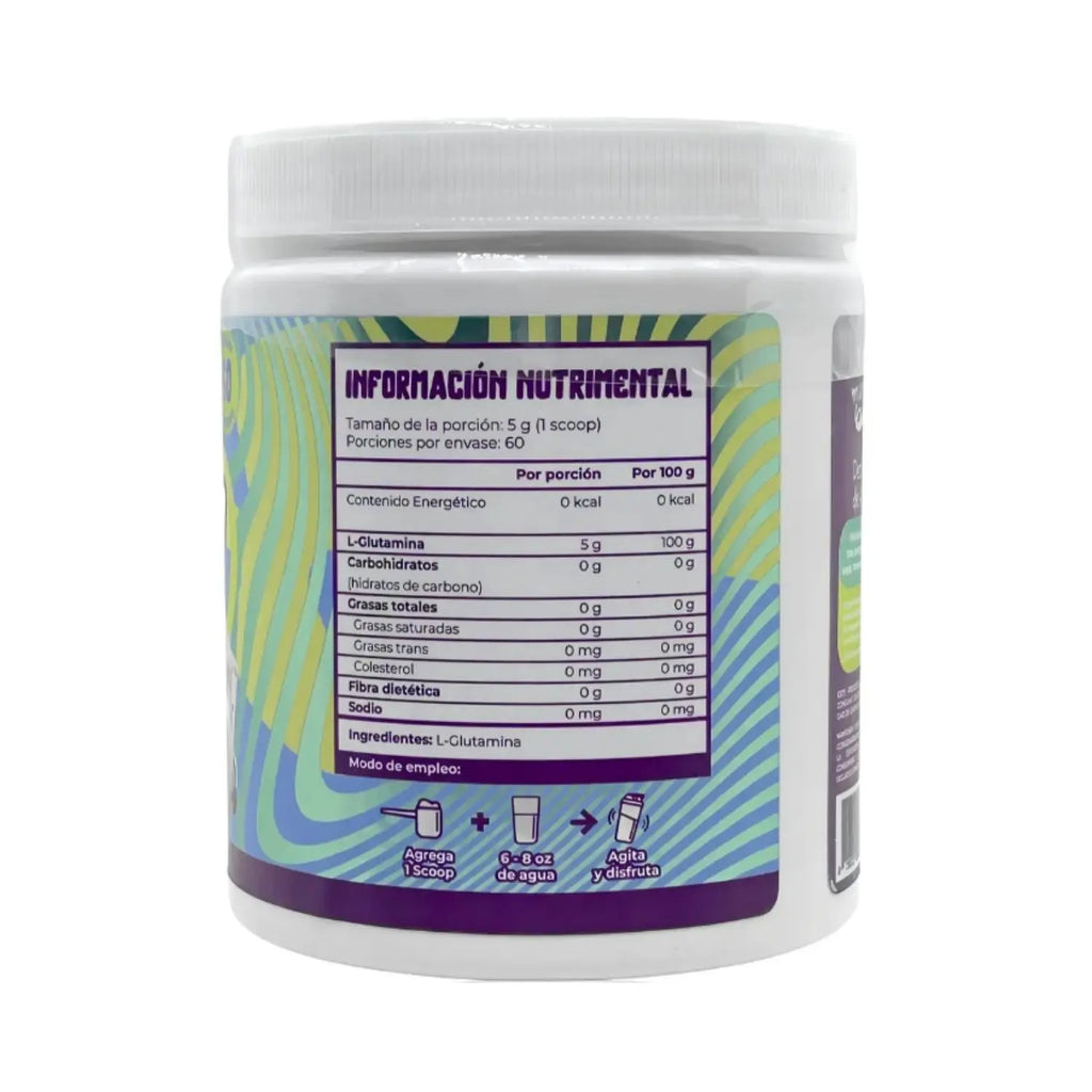 Munchieslab L-Glutamina 60 servicios Sfn Sabor Natural