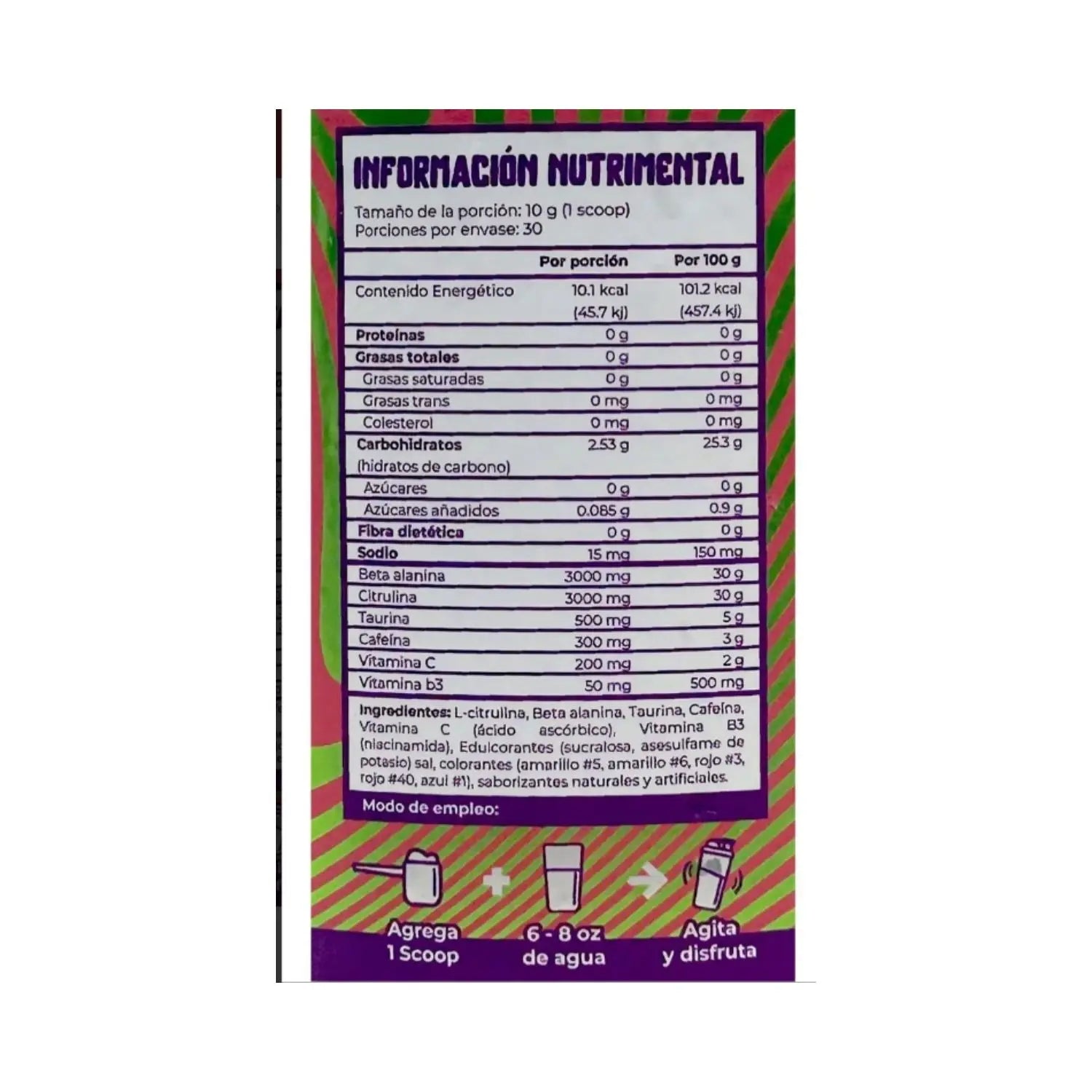 Munchieslab Preentreno Alien Kush 30 Servicios Sfn Paleta Enchilada