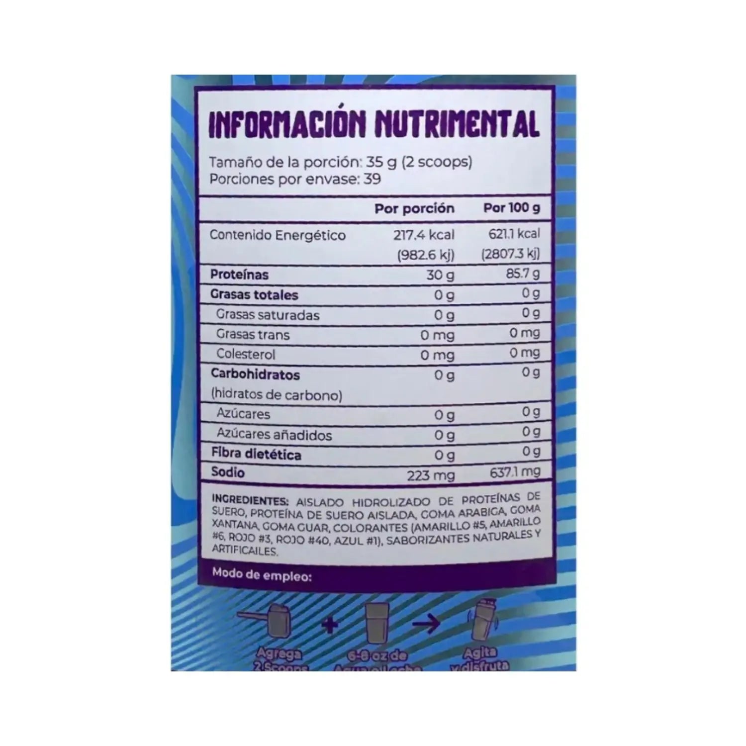Munchieslab Proteina Isolate 100% Suero de Leche 39 Serv Sfn galleta galactica