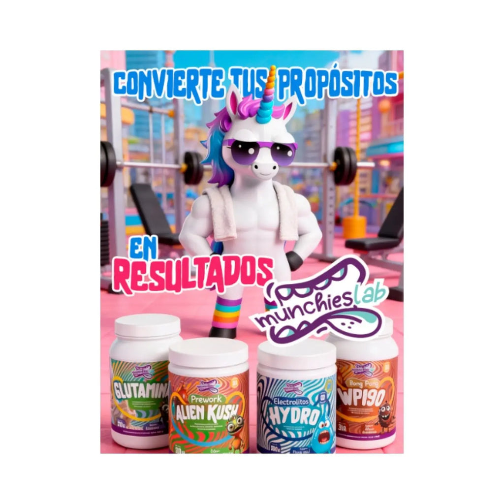 Munchieslab Colageno Hidrolizado 30 Servicios Sfn Pastel Arcoiris