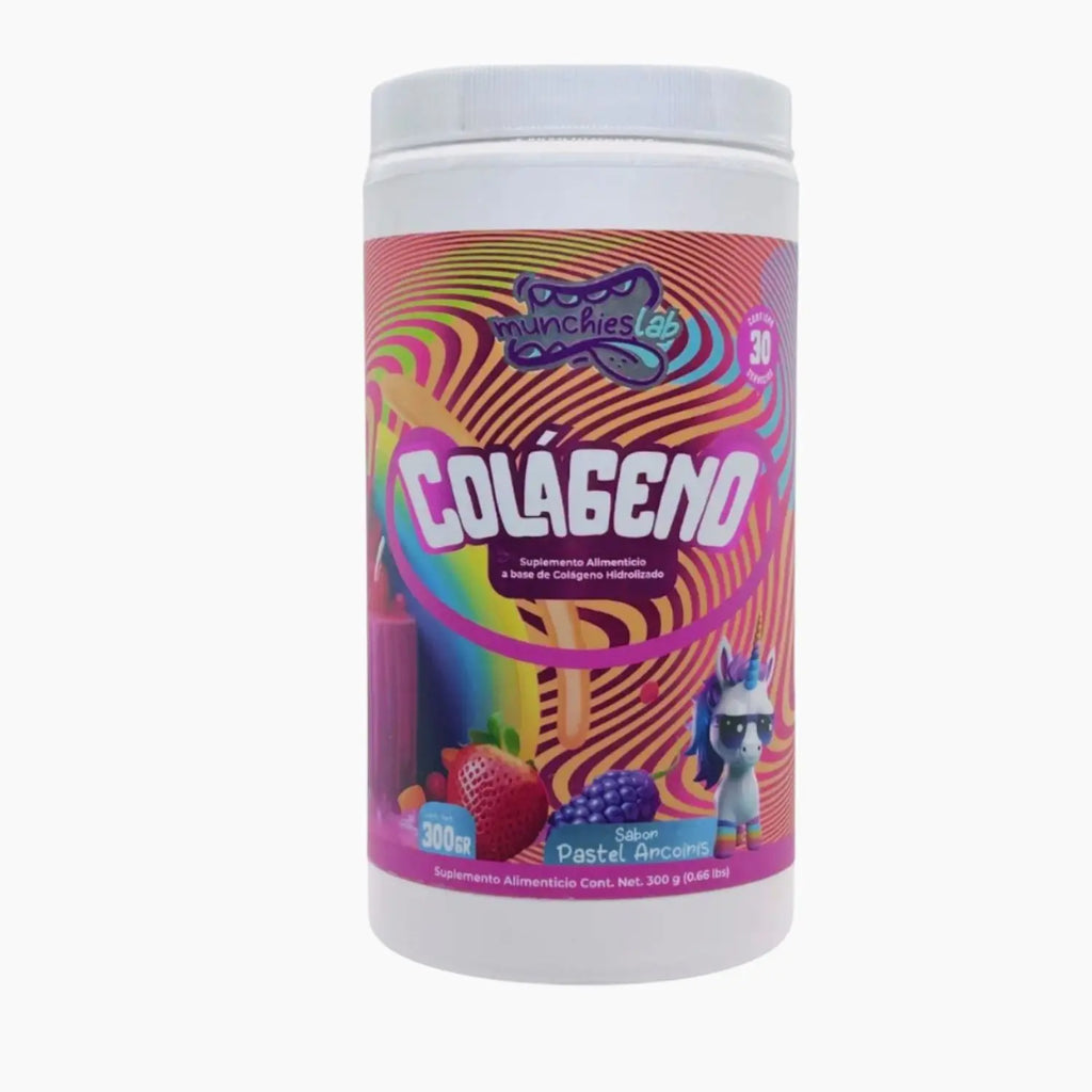 Munchieslab Colageno Hidrolizado 30 Servicios Sfn Pastel Arcoiris