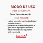 Red Line Bcaa Rouge Wolf Recovery 400g Aminoacidos Sfn Sabor Natural